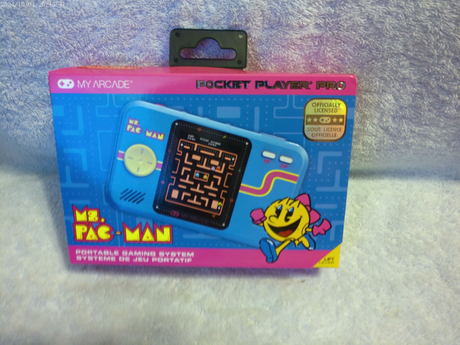 2 My Arcade Pocket Player Pro Pac-Man Gaming System New In Box 1 Blue & 1 Yellow