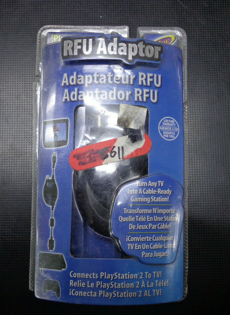 RFU Adaptor By Intec Connects PlayStation 2 Console To TV G7200 New