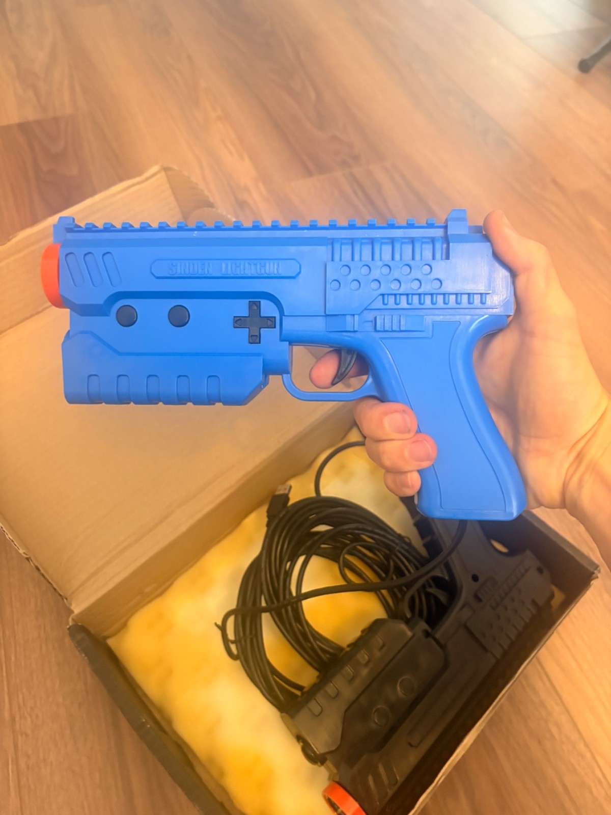 Sinden Lightgun Light Gun Pair (Blue & Black) – Original Box