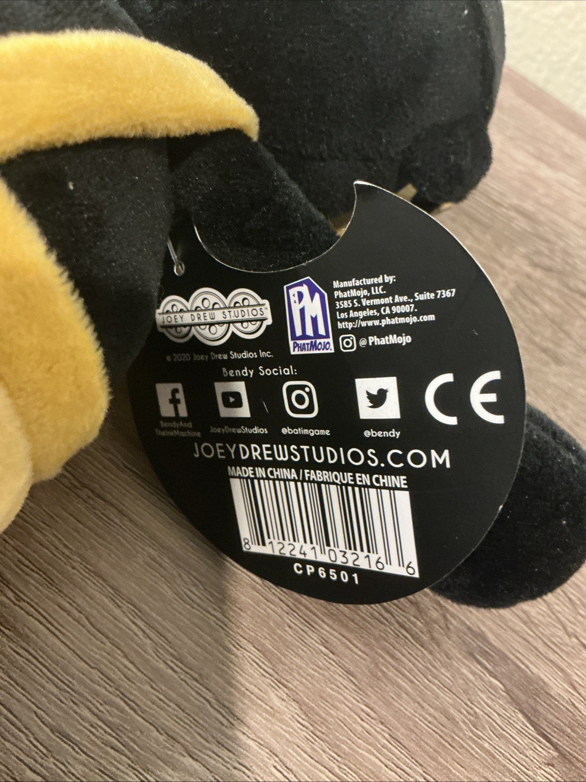 PhatMojo Bendy and The Ink Machine: Sammy Lawerence Plush Doll