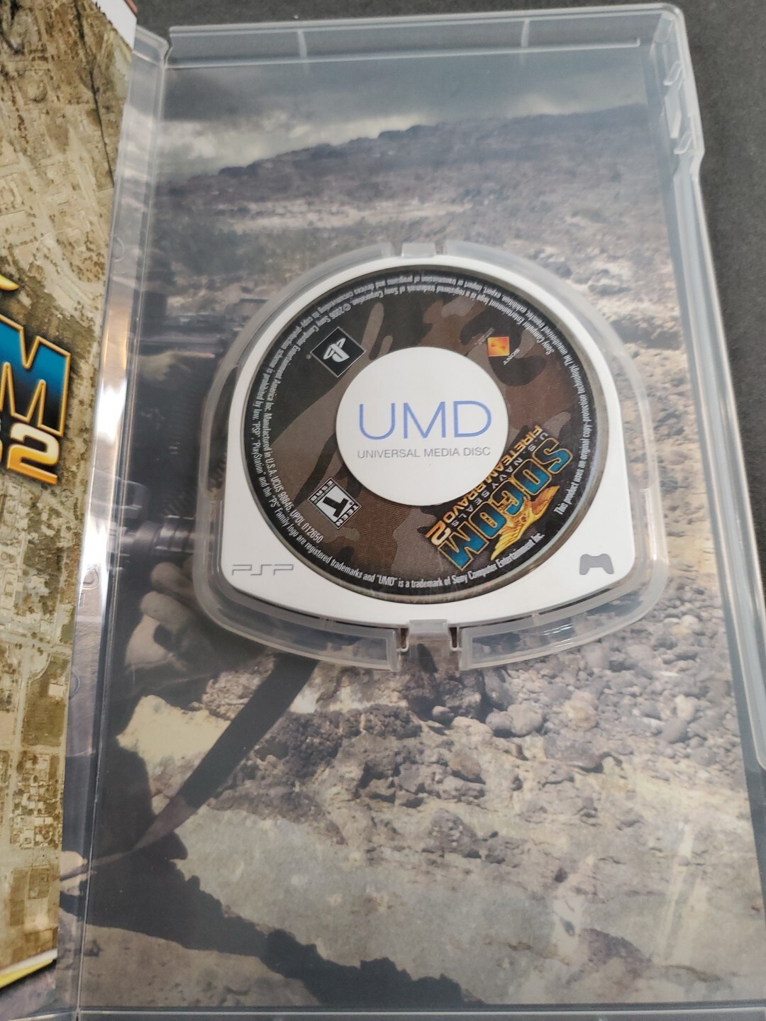 SOCOM US Navy Seals Fireteam Bravo 2 Clear UMD Sony PSP – Complete CIB