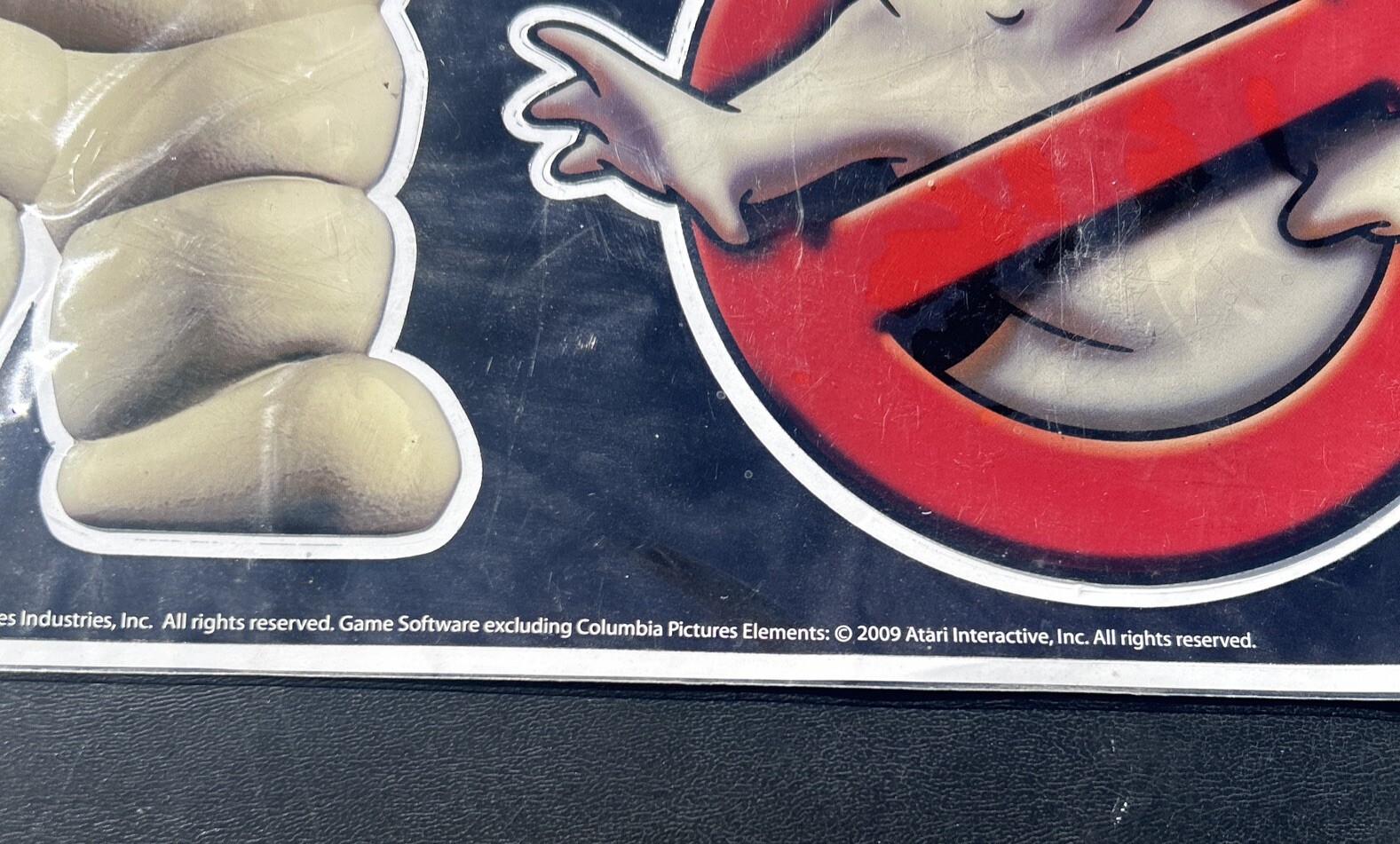 Ghostbusters Puffy Stickers Promo Sheet The Video Game 2009 Slimer Stay Puft NEW