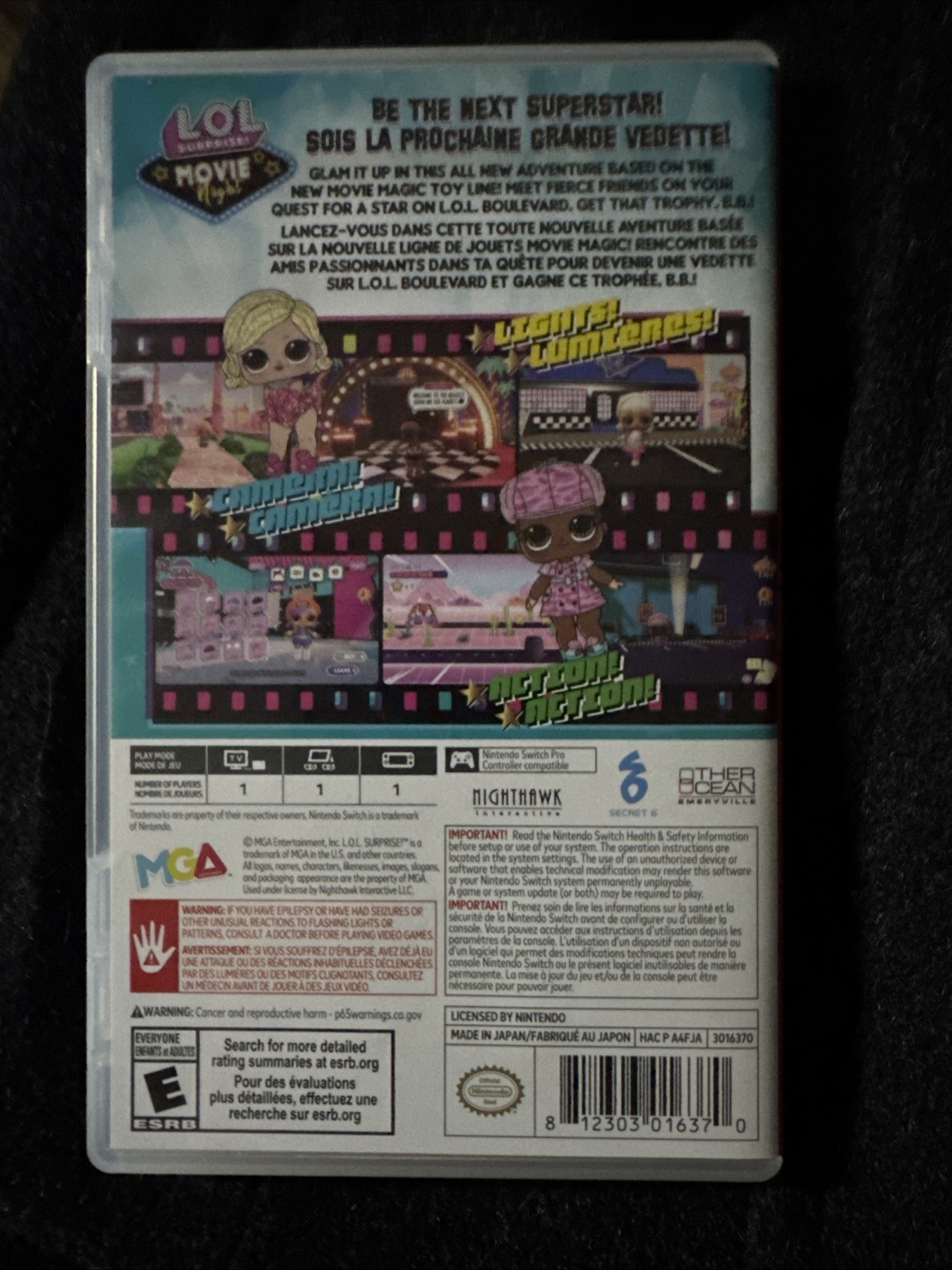 Nighthawk Interactive Lol Surprise! Movie Night – Nintendo Switch CIB