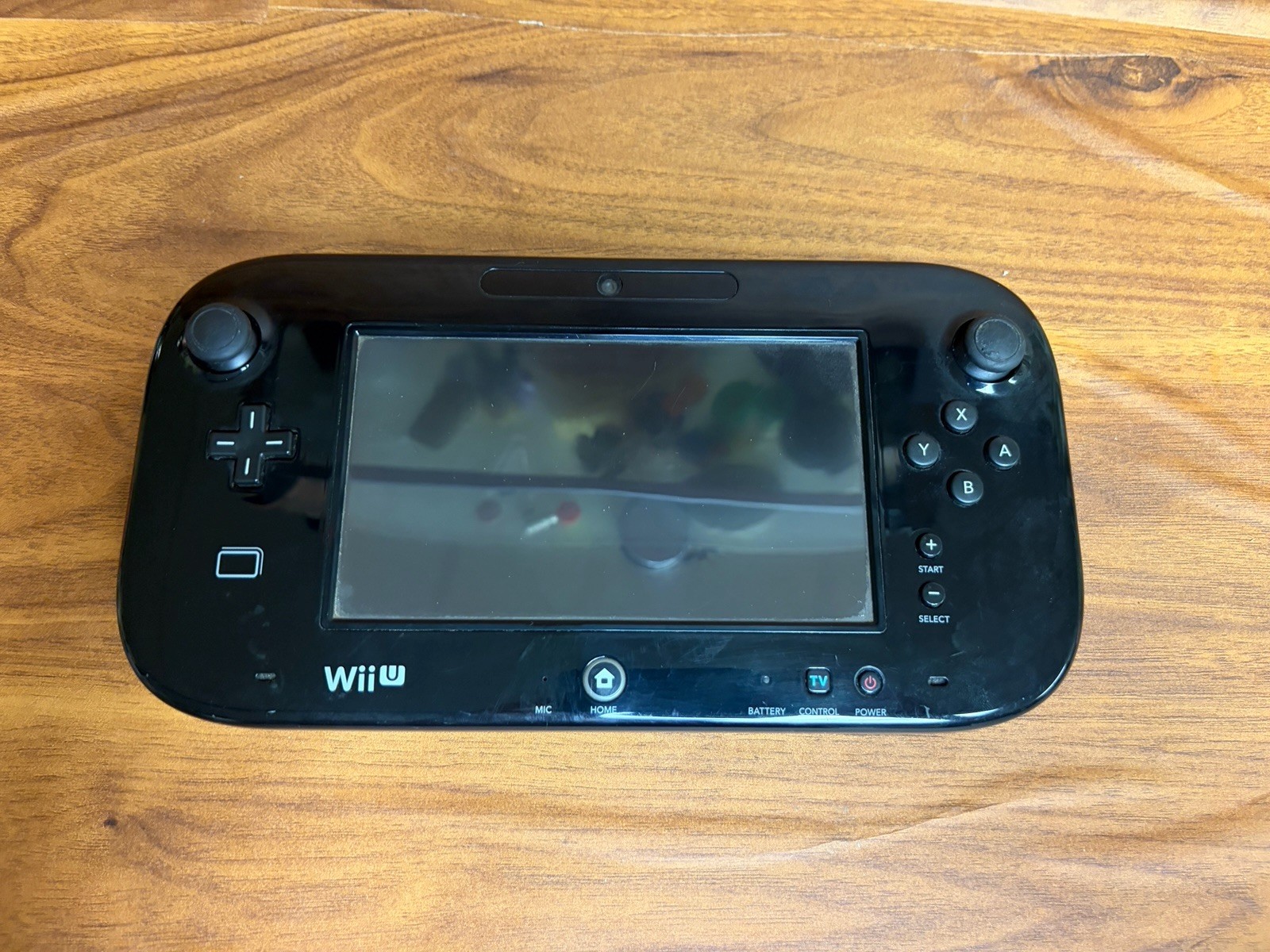 Nintendo WUP-010(USA) Gamepad For Nintendo Wii U (FOR PARTS OR REPAIR ONLY)