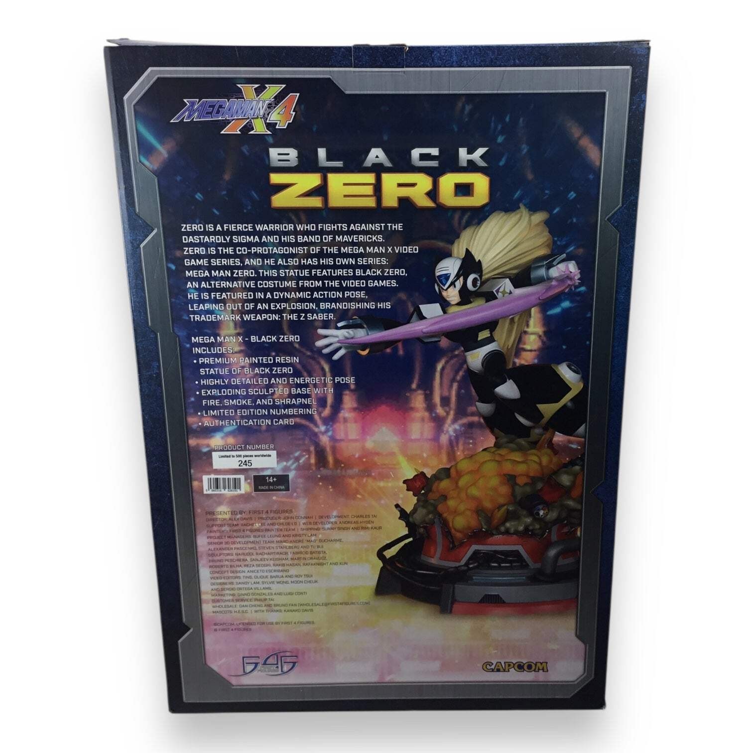 First 4 Figures Mega Man X4 Black Zero Statue Definitive Edition (Capcom Collect