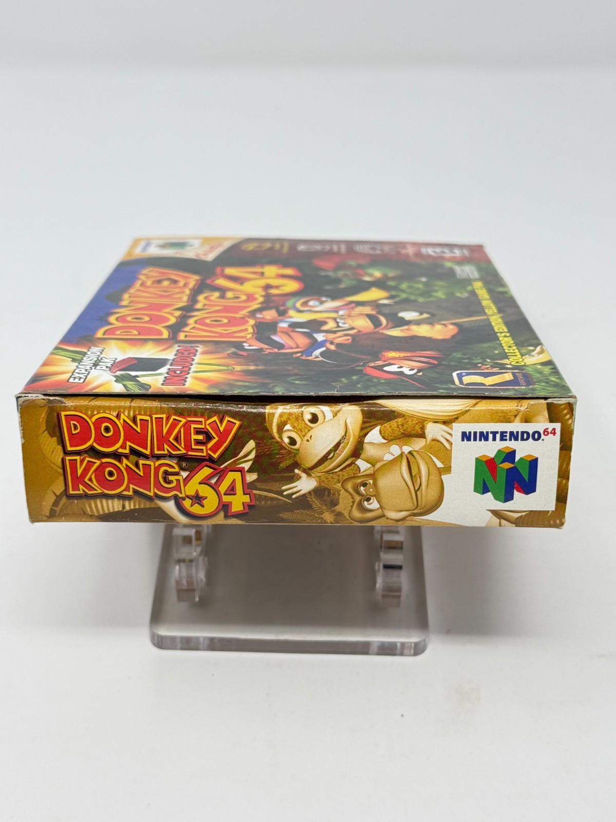 Donkey Kong 64 Game box inserts jumper pack noEX pack Excellent