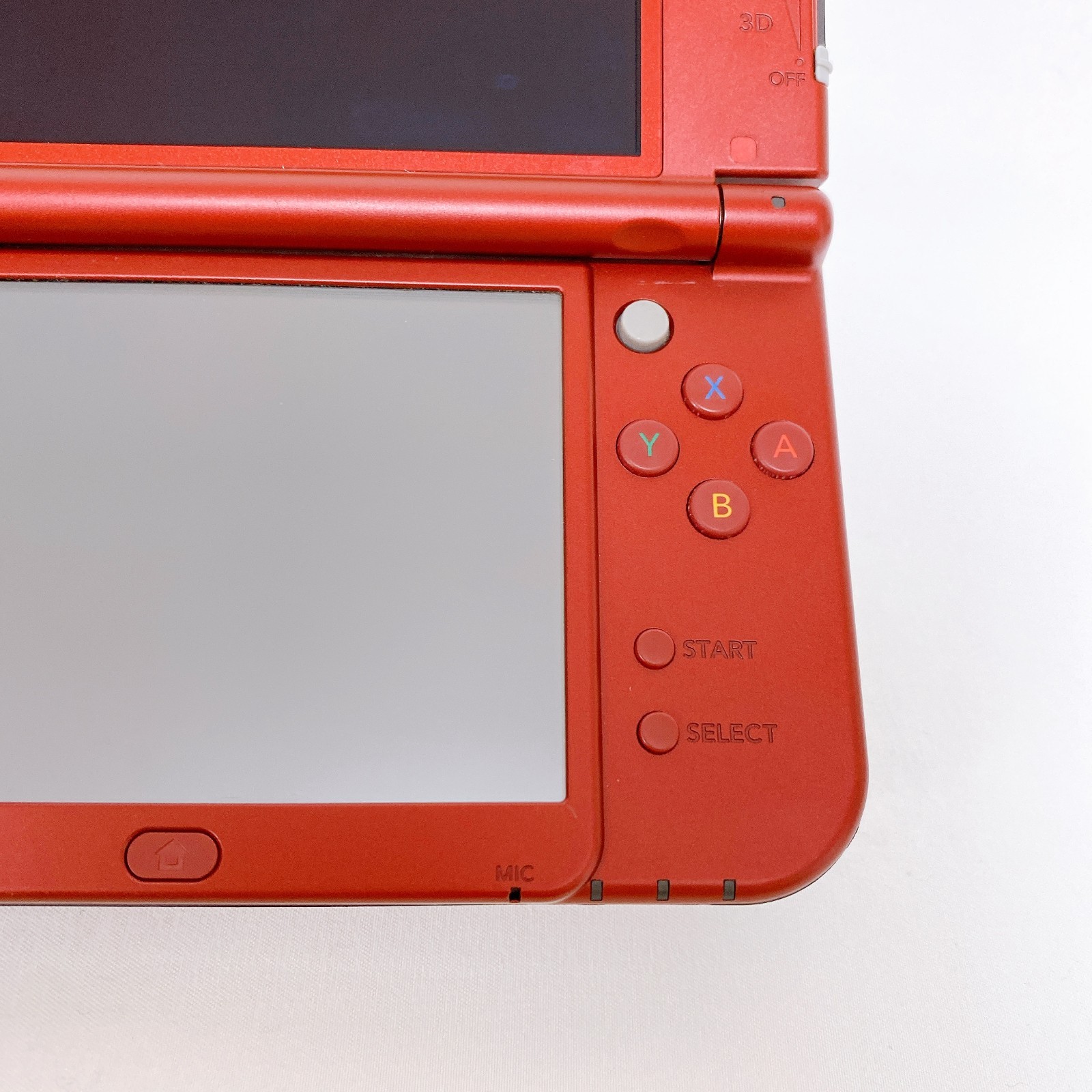 New Nintendo 3DS XL LL Metallic Red Console Stylus Japan Tested Working Rank A