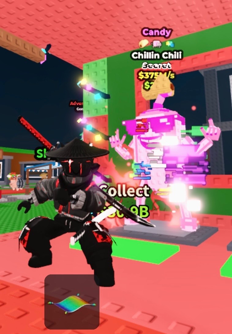 Steal a Brainrot Roblox Chillin Chili 375M/S CANDY