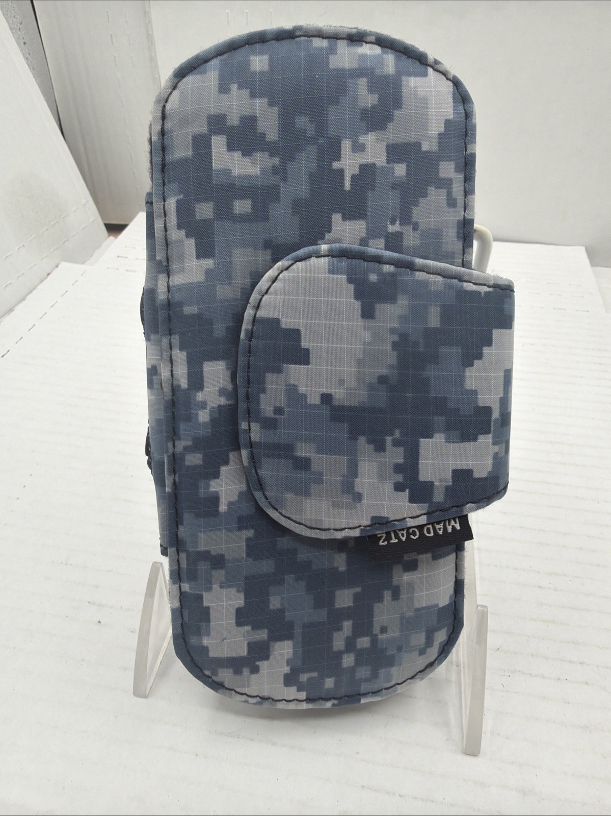 Madcatz Slim Case PSP Blue Camo Open Package
