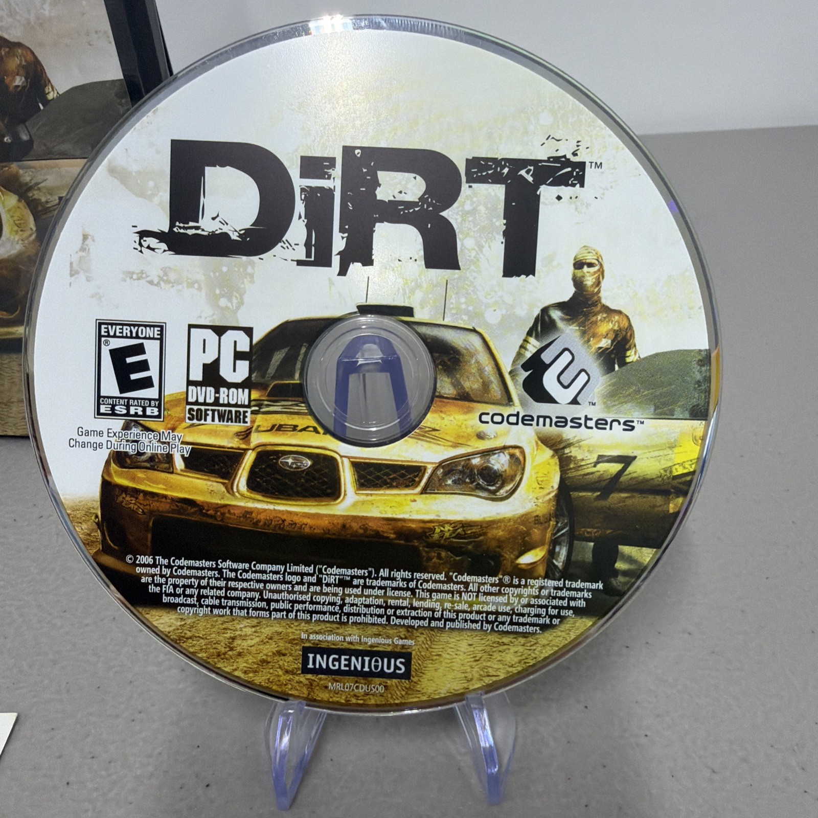 DIRT, 2006, PC Racing Game DVD, US Retail Store Edition – Tested And Working