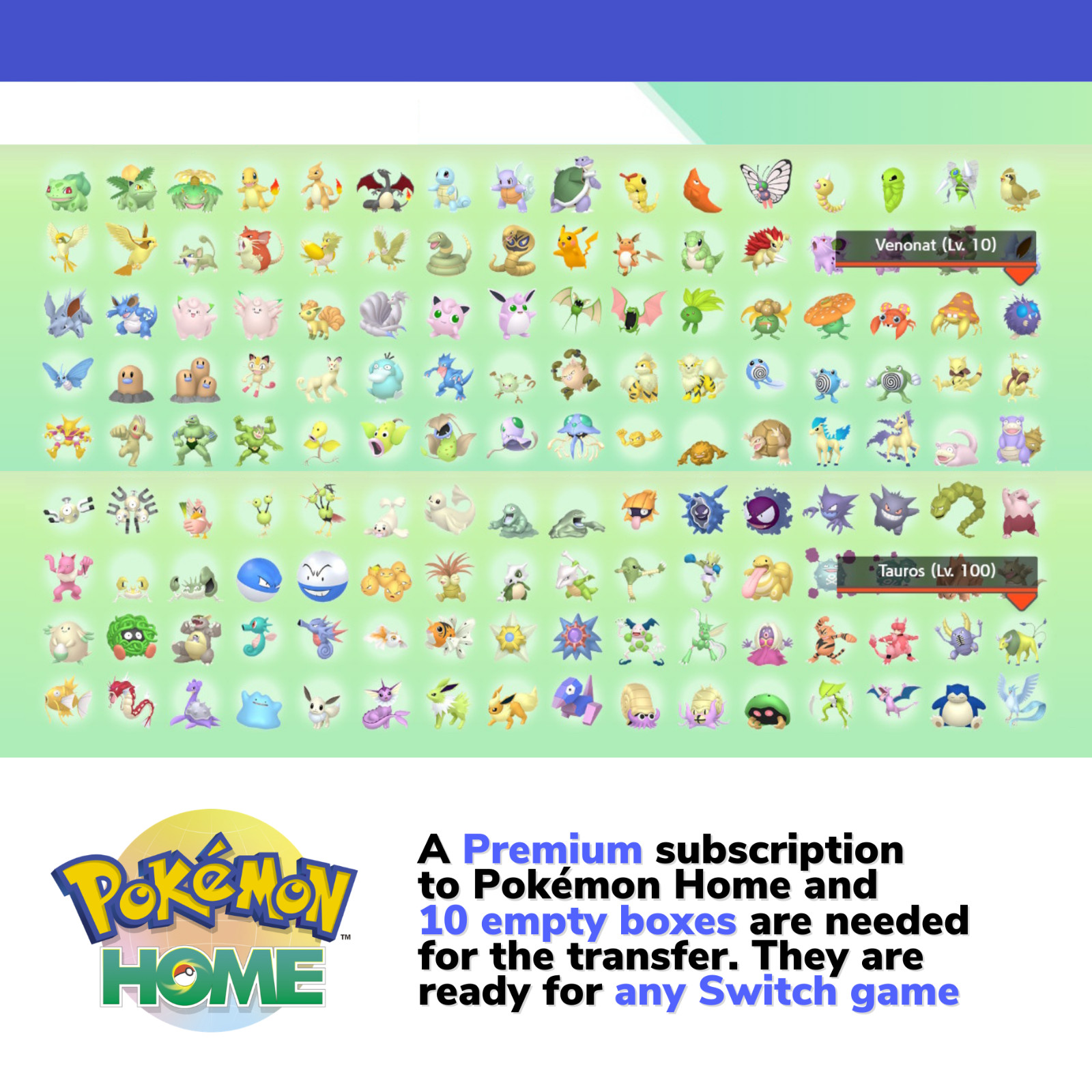 Pokémon HOME Red & Blue 2000s Kanto Full Untouched IV Shiny Living Dex Complete