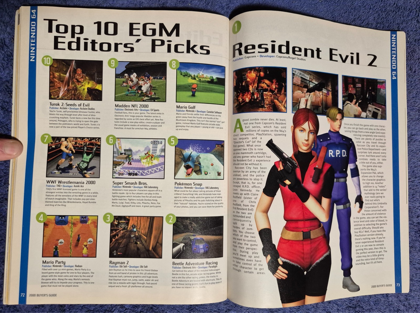 VIDEO GAME BUYER’S GUIDE 2000 ELECTRONIC GAMING MONTHLY DREAMCAST PLAYSTATION