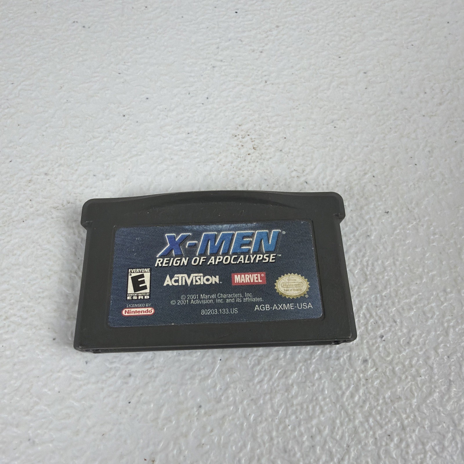 X-Men: Reign of Apocalypse (Nintendo Game Boy Advance, 2001) Cart Only Tested