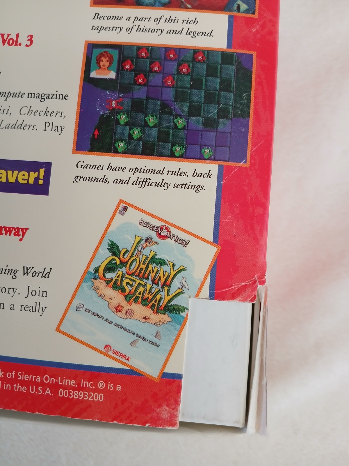 Vintage 1992 Sierra Family Fun Pack PC 3.5 Disk Big Box Gobliins Hints Longbow