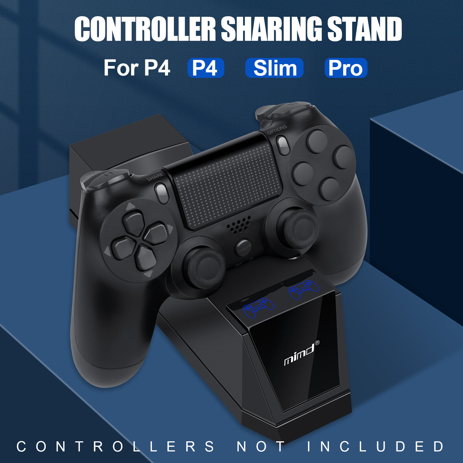 Dual Fast Charger Dock Station Charging Stand For PS4 PlayStation 4 Controller