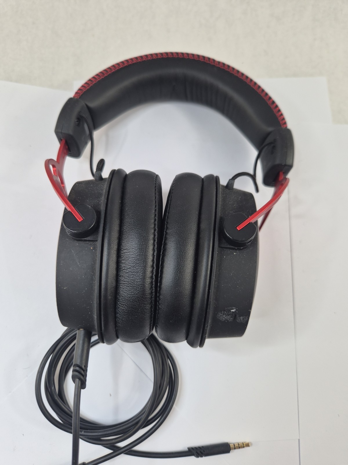 Used Hyper X Cloud 3 Wired Gaming Headset – Black/Red, No Mic