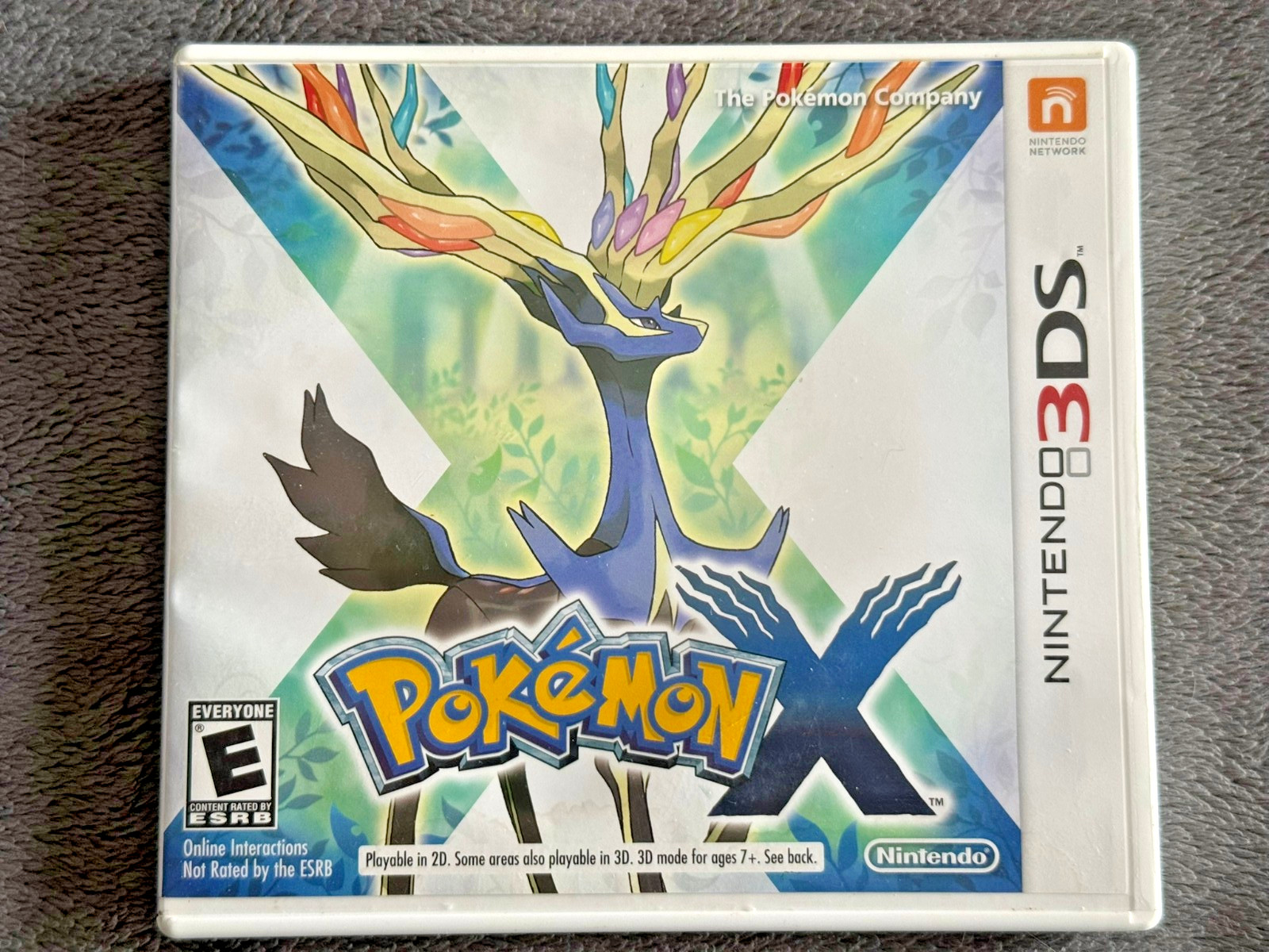 Pokemon X – Nintendo 3DS – CIB Tested Working (Paper Insert Has Water Damage)