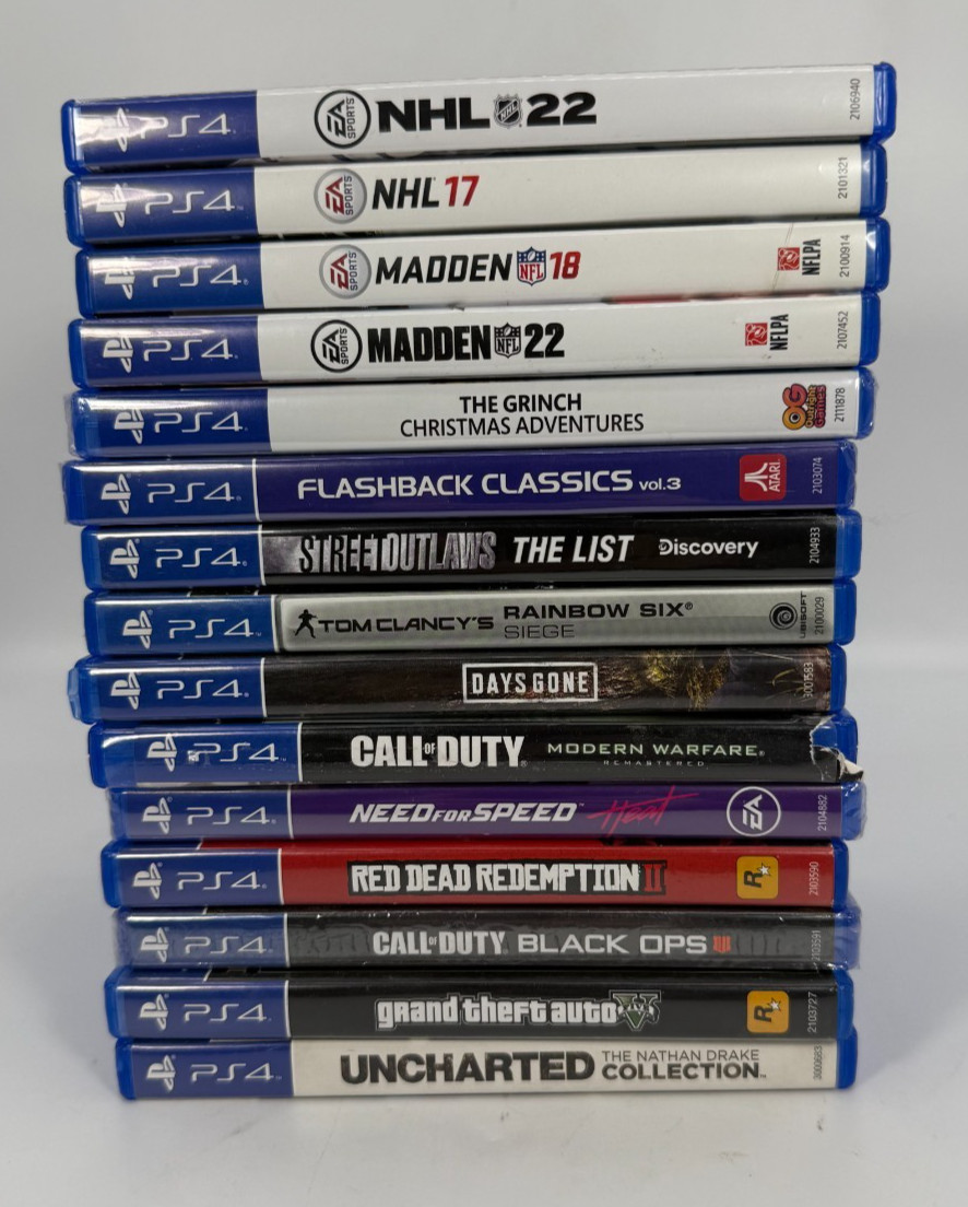 Sony PlayStation 4 Massive Game Bundle 15 Popular Games