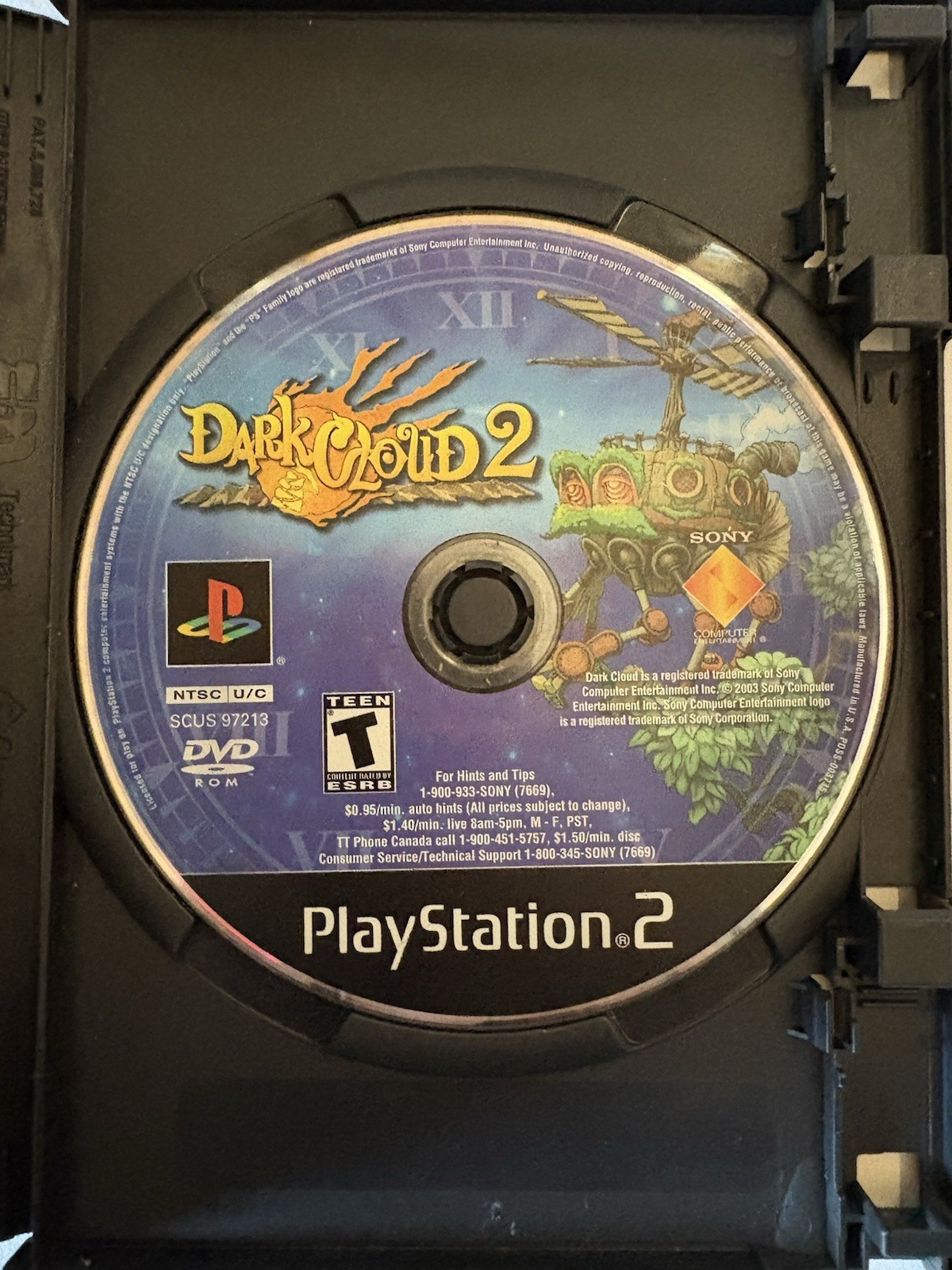 Dark Cloud 2 PS2 (Sony PlayStation 2, 2003) No Manual TESTED Blockbuster Case