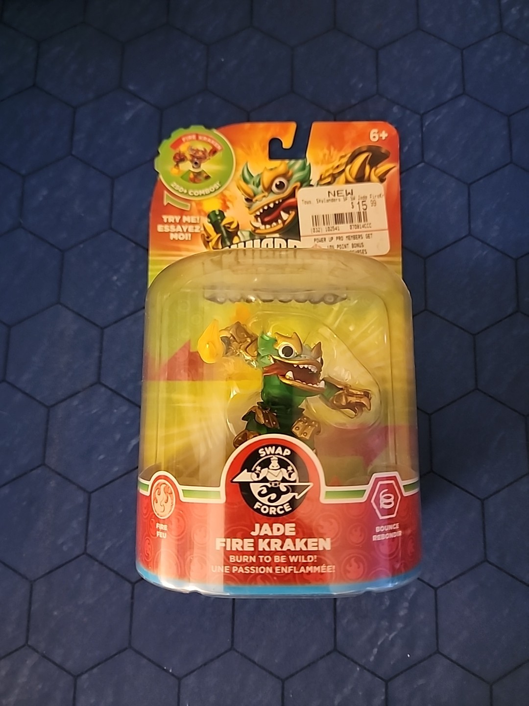 Skylanders Swap Force 3 Inch Figure Burn to Be Wild! JADE FIRE KRAKEN