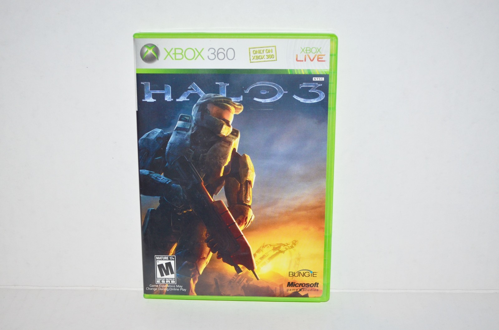 Halo 3 (Microsoft Xbox 360, 2007) III Video Game Black Label CIB Poster MINT🔥
