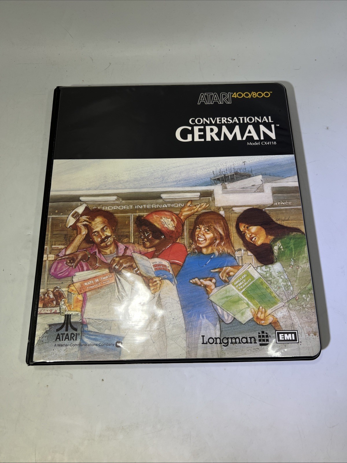 Vintage Atari 400/800 Conversational Italian CX4125 Complete Longman EMI 1981