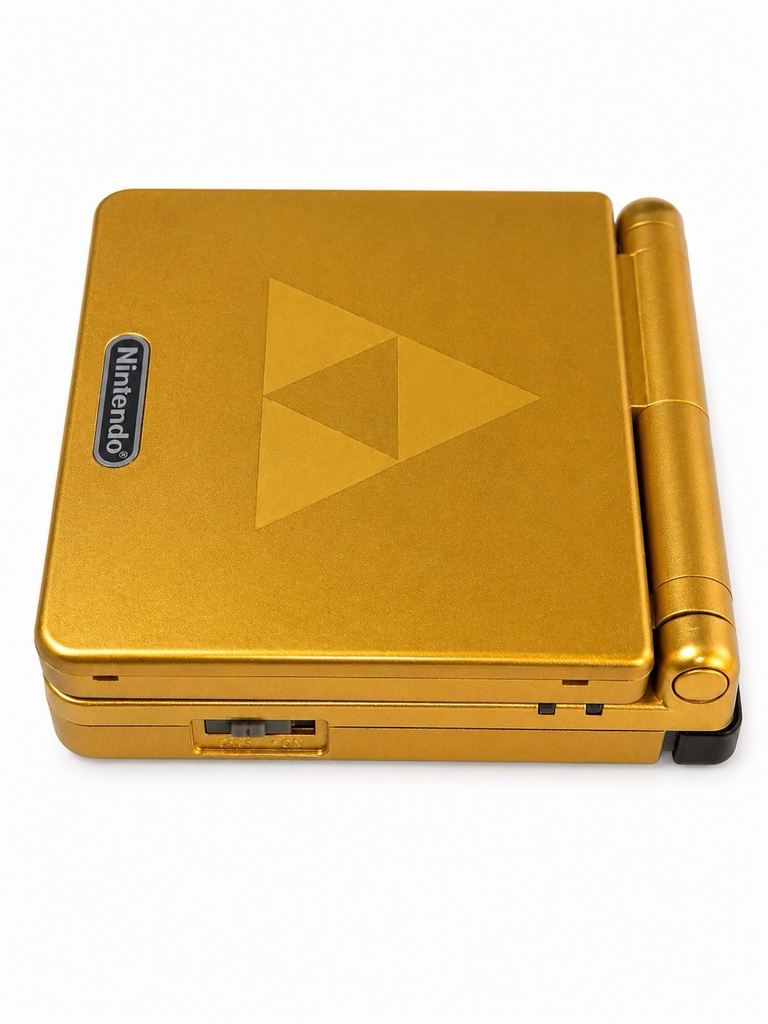 Nintendo Game Boy Advance SP Zelda Gold Triforce GBA SP IPS V2 Backlit Screen