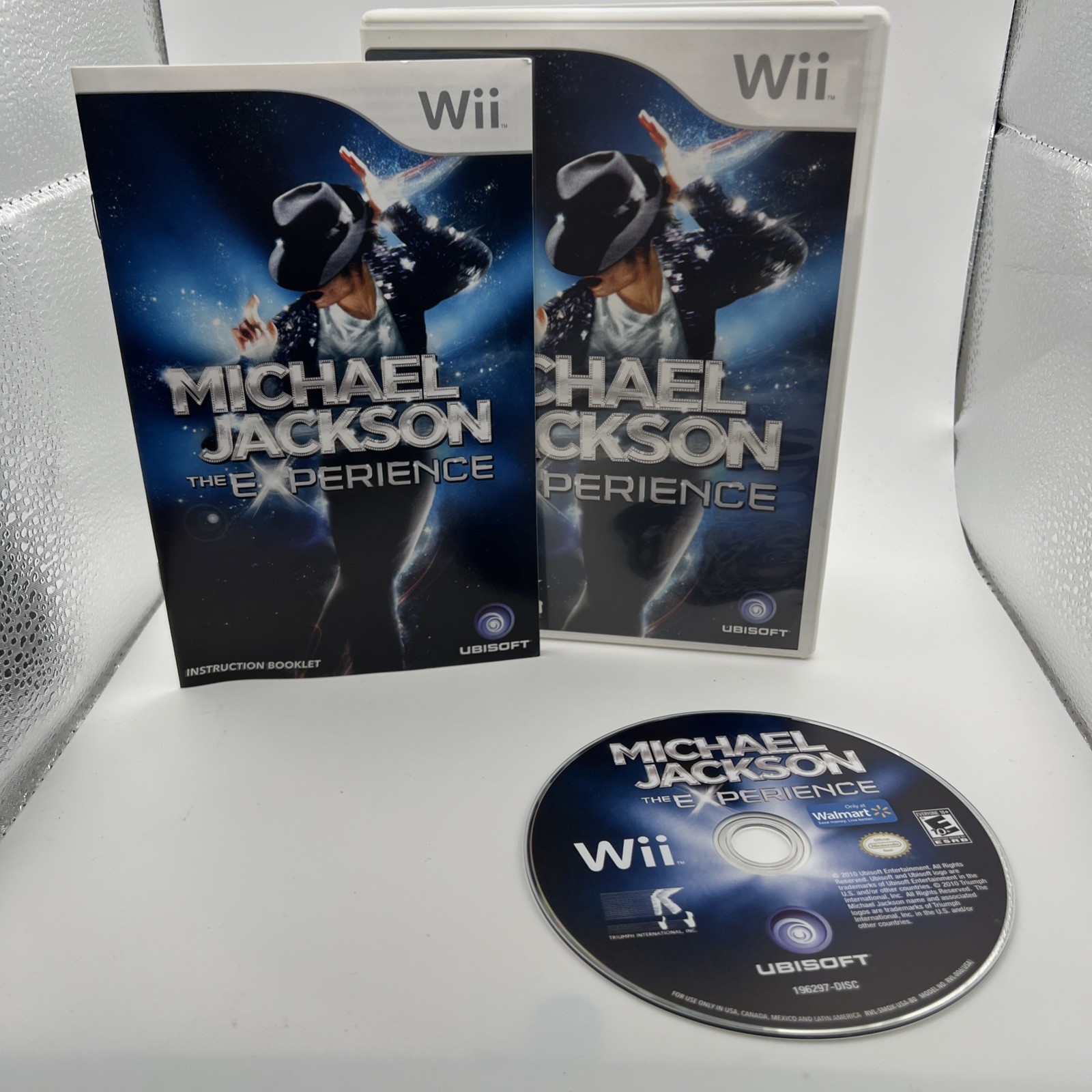 Michael Jackson The Experience Nintendo Wii Walmart Bonus Track Exclusive Manual