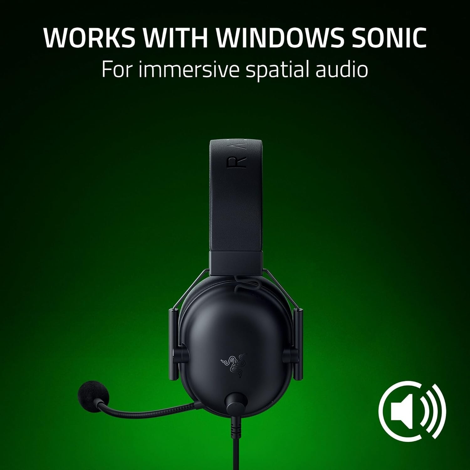 Razer BlackShark V2 X Gaming Headset 7.1 Surround Sound 50mm Drivers 3.5mm Jack