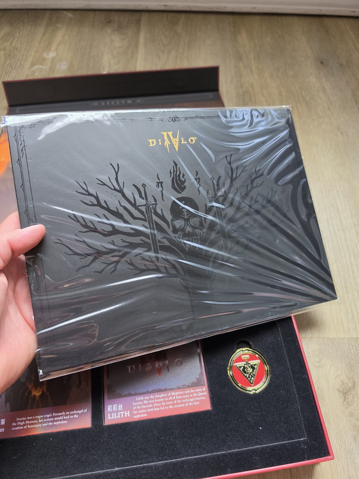Diablo 4 IV 30th Anniversary Box Blizzard Gear Store China Magnet Coin Stamps