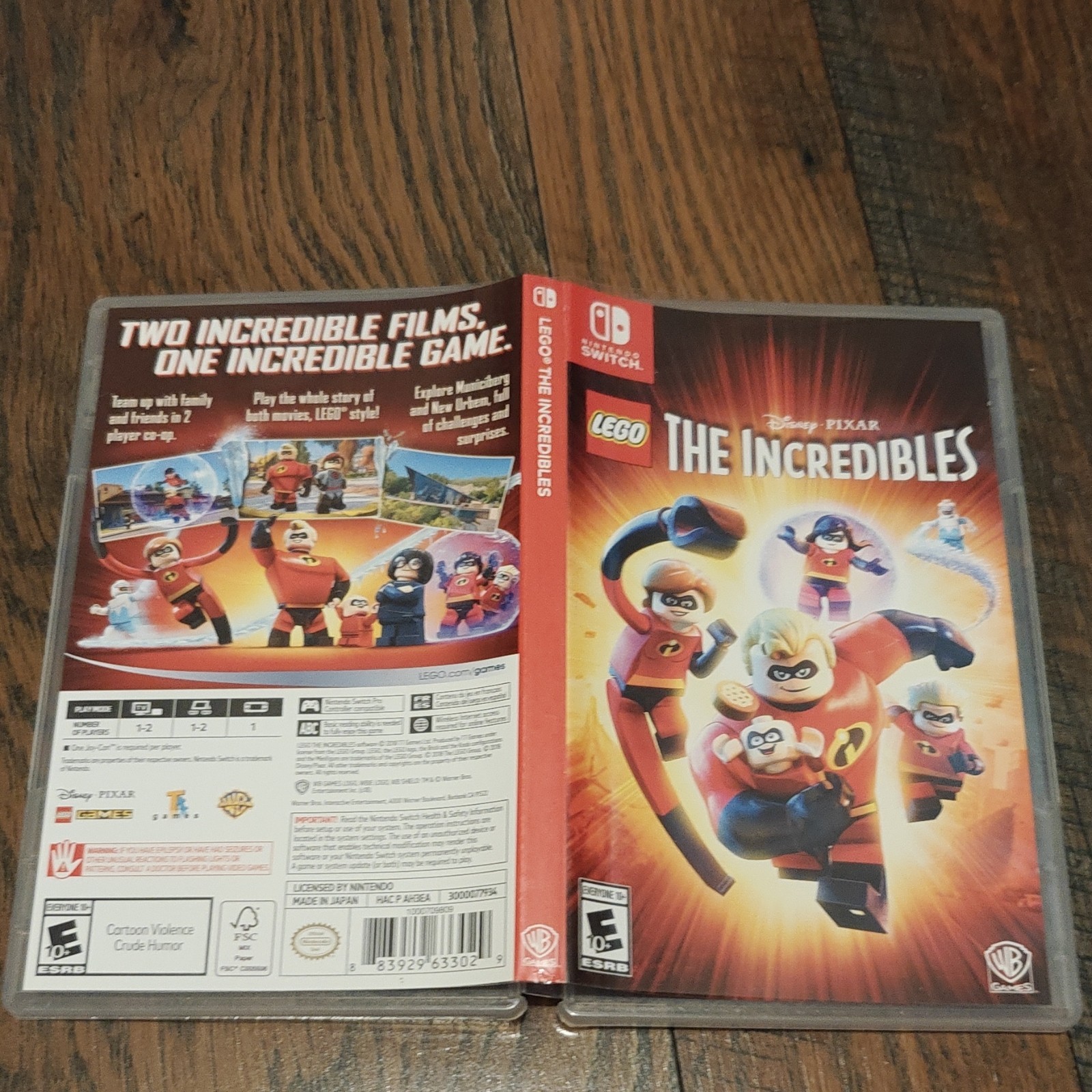 LEGO The Incredibles/DC Super Villains W/ Exclusive Steelbook (Read Description)