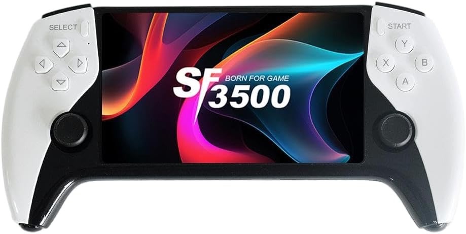 SF3500 Handheld Game Player 5 Inch FHD Portable Console, Over 20,000 Games – NEW