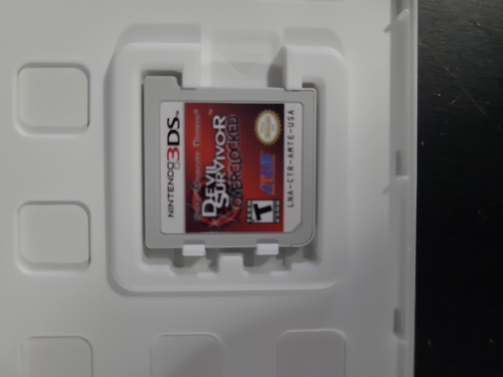 Shin Megami Tensei: Devil Survivor Overclocked (Nintendo 3DS, 2011) No Manaul