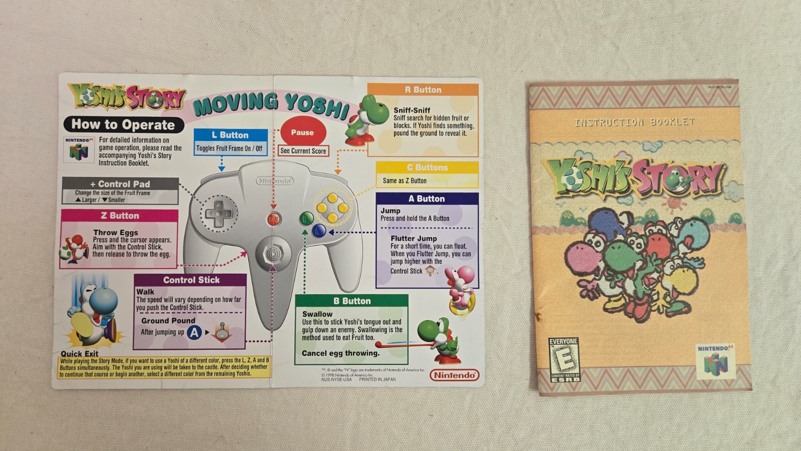 Nintendo 64 Manual Lot – You Pick – ~READ DESCRIPTION~