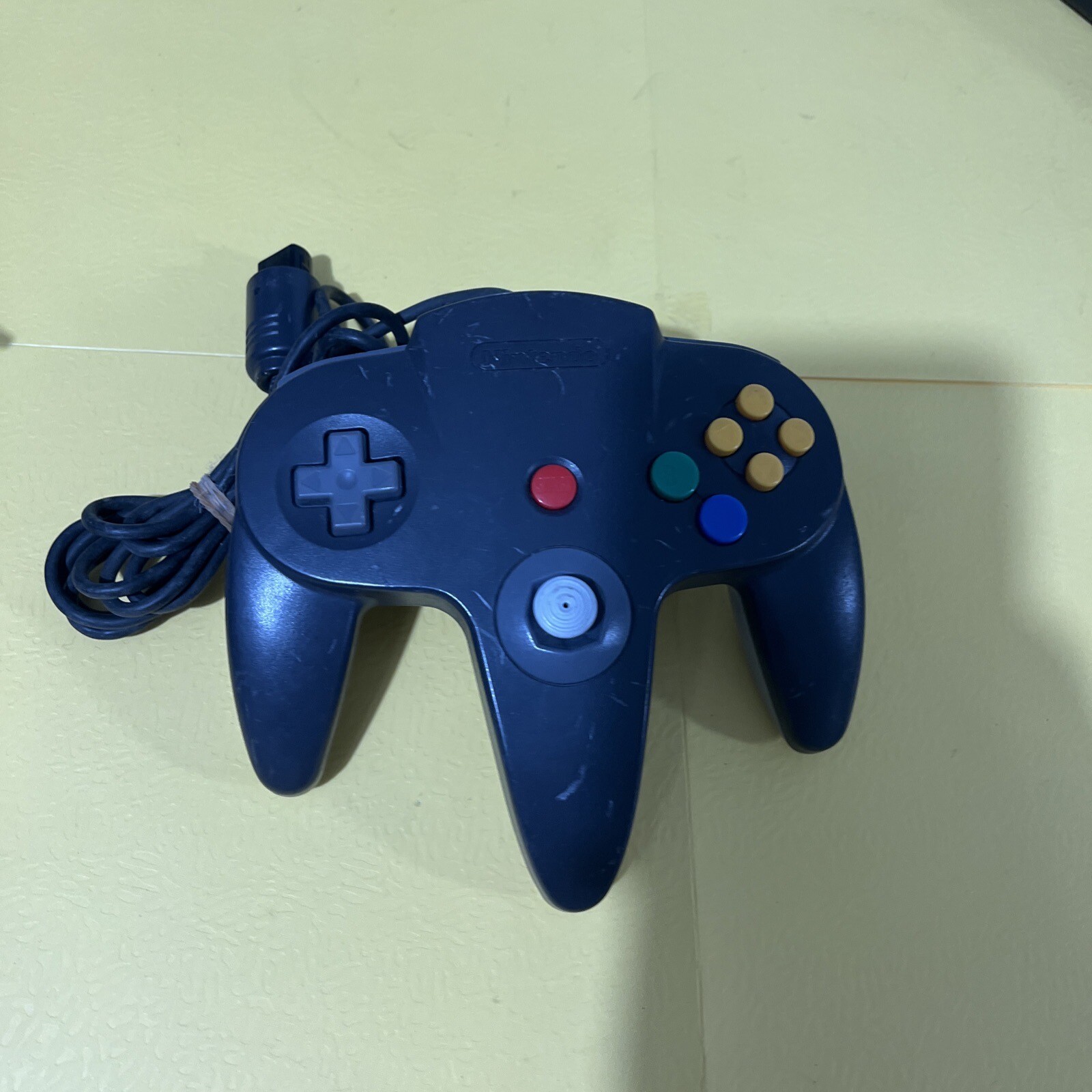 Nintendo 64 Black Grey Controller NUS-005 Official N64 Oem Black Gray
