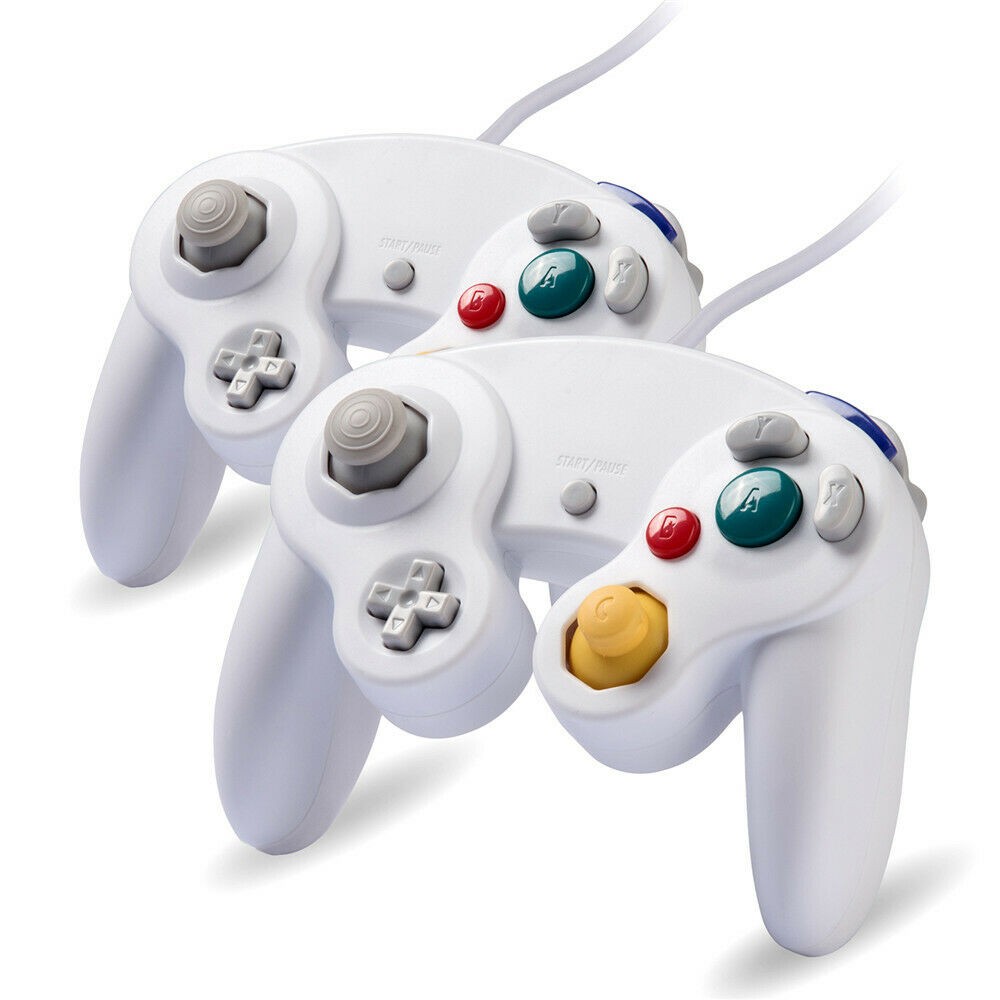2PCS Wired Controller Gamecube NGC Compatible with Nintendo Gamecube Console