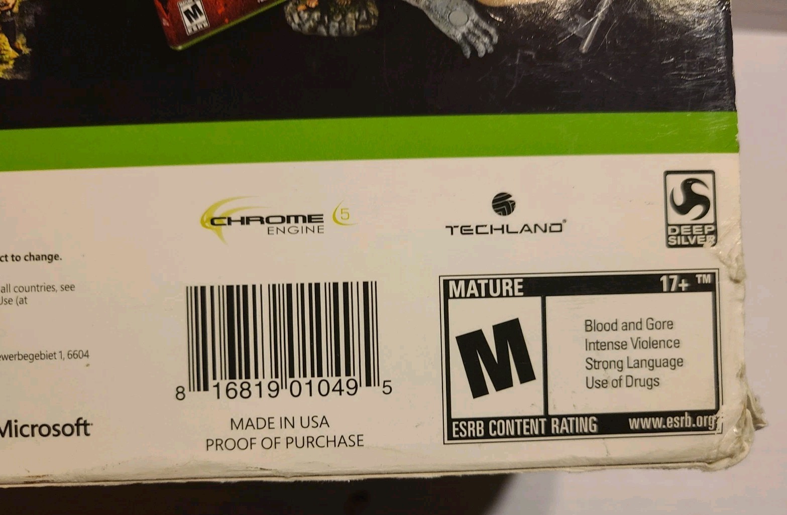 NEW Dead Island Riptide Collector Rigor Mortis Edition Playstation XBOX 360 game