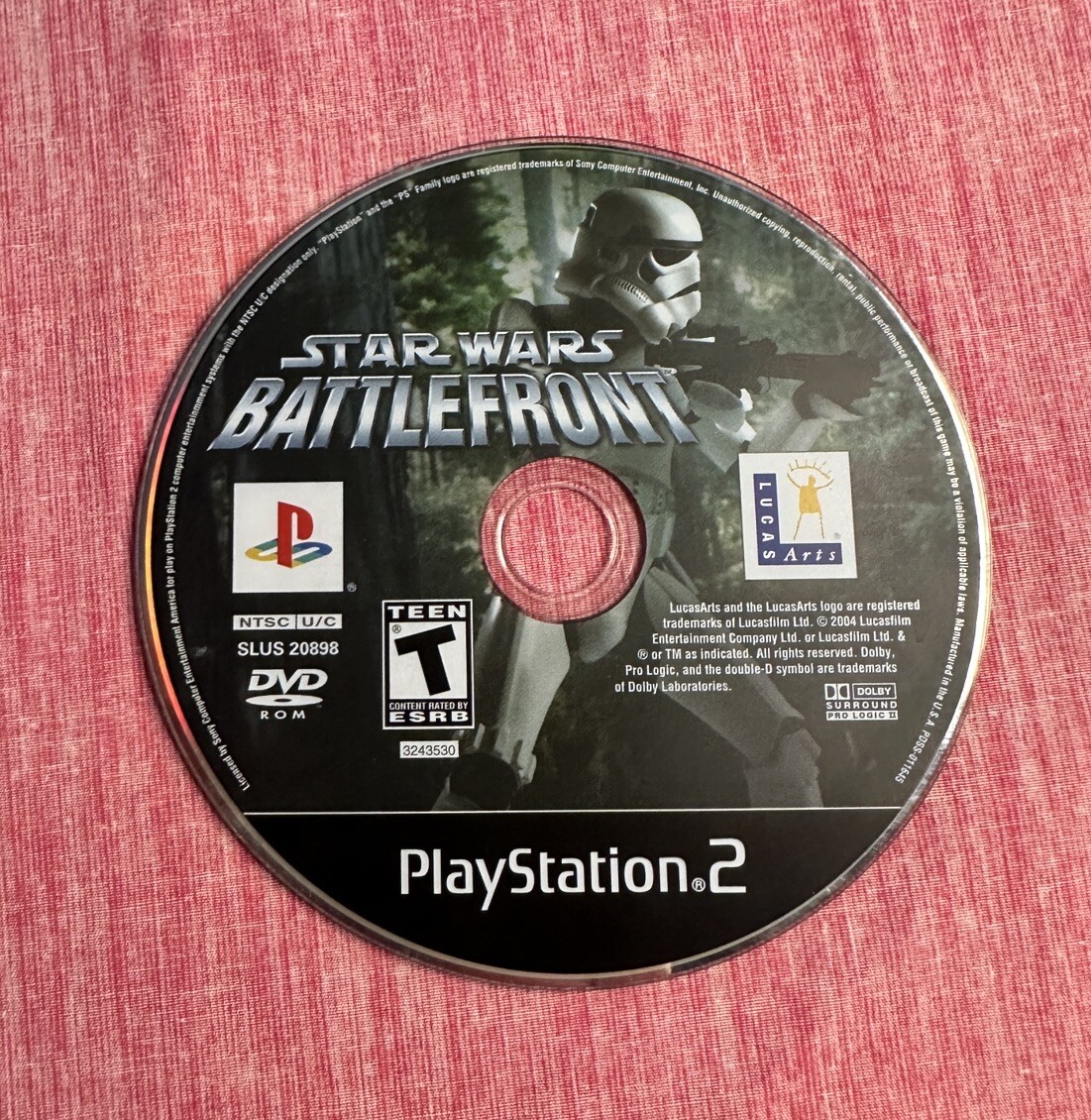 Star Wars Battlefront PS2 – DISCONTINUED TESTED Plays GREAT *SEE NOTES*