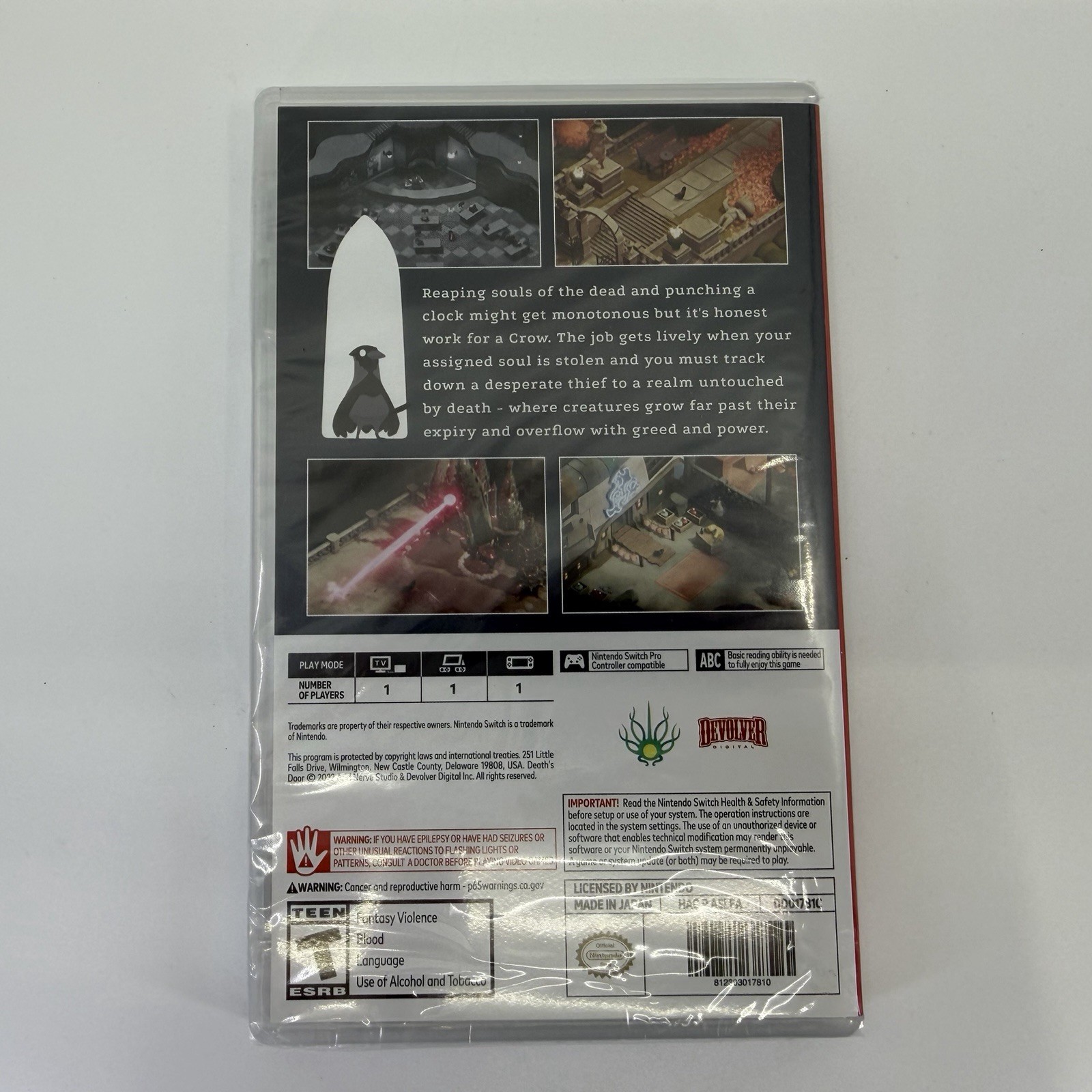 Death’s Door Nintendo Switch New Sealed