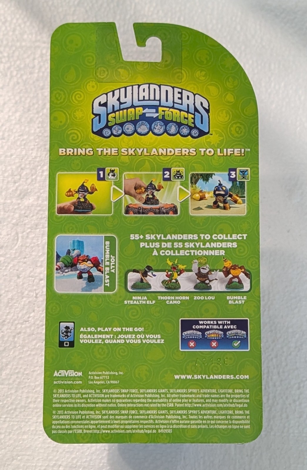 Skylanders Swap Force – Jolly Bumble Blast – NIB – GREAT DEAL
