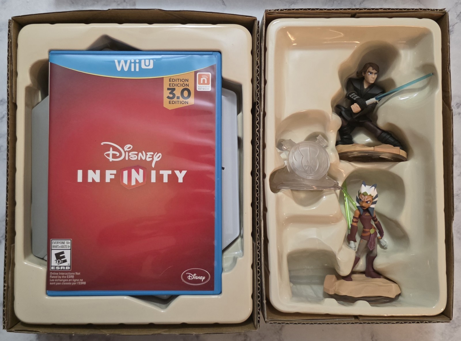 Disney Infinity Star Wars 3.0 Edition w/ Figures Bundle (Nintendo Wii U, 2015)