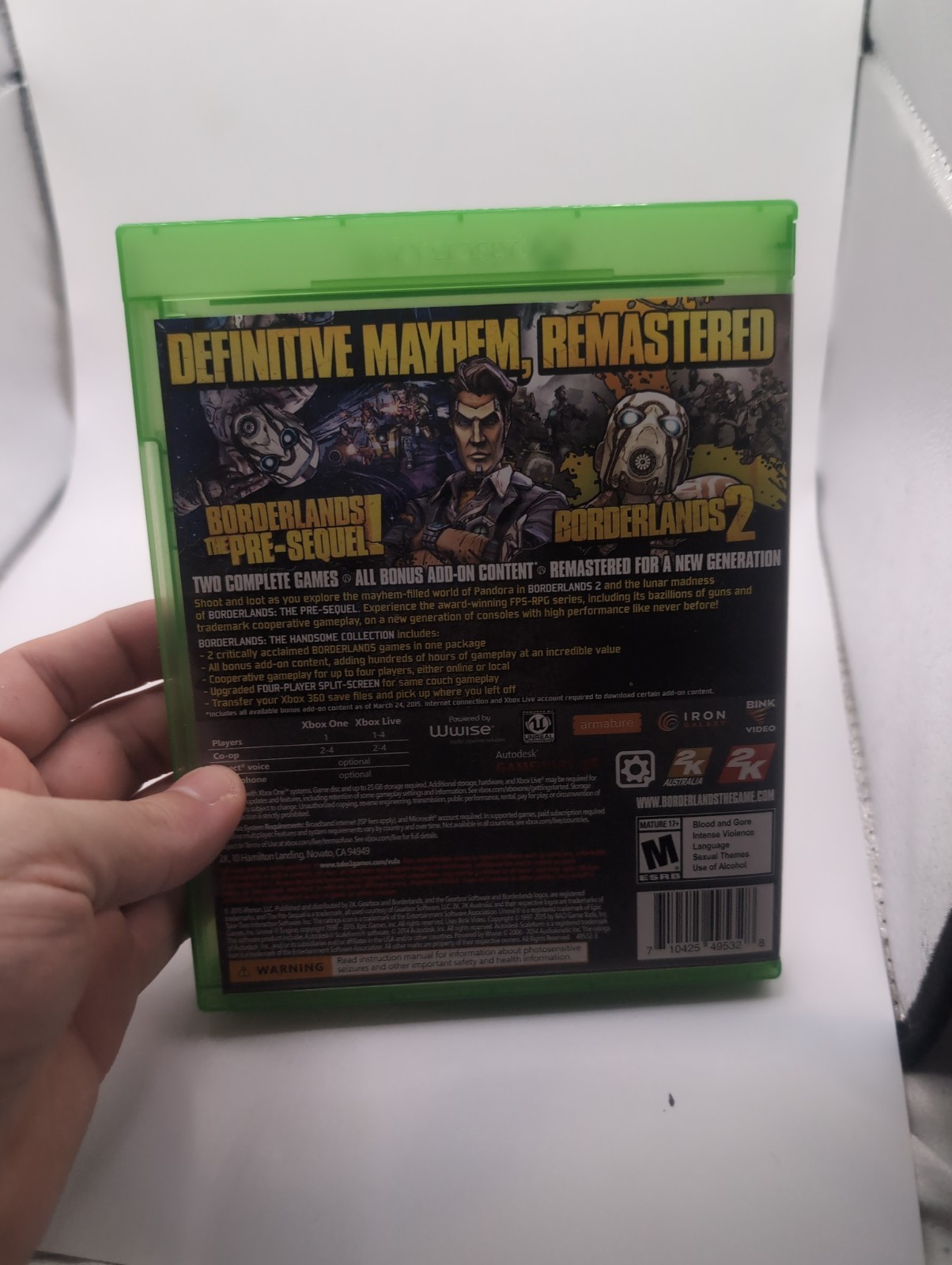 Borderlands The Handsome Collection Xbox One