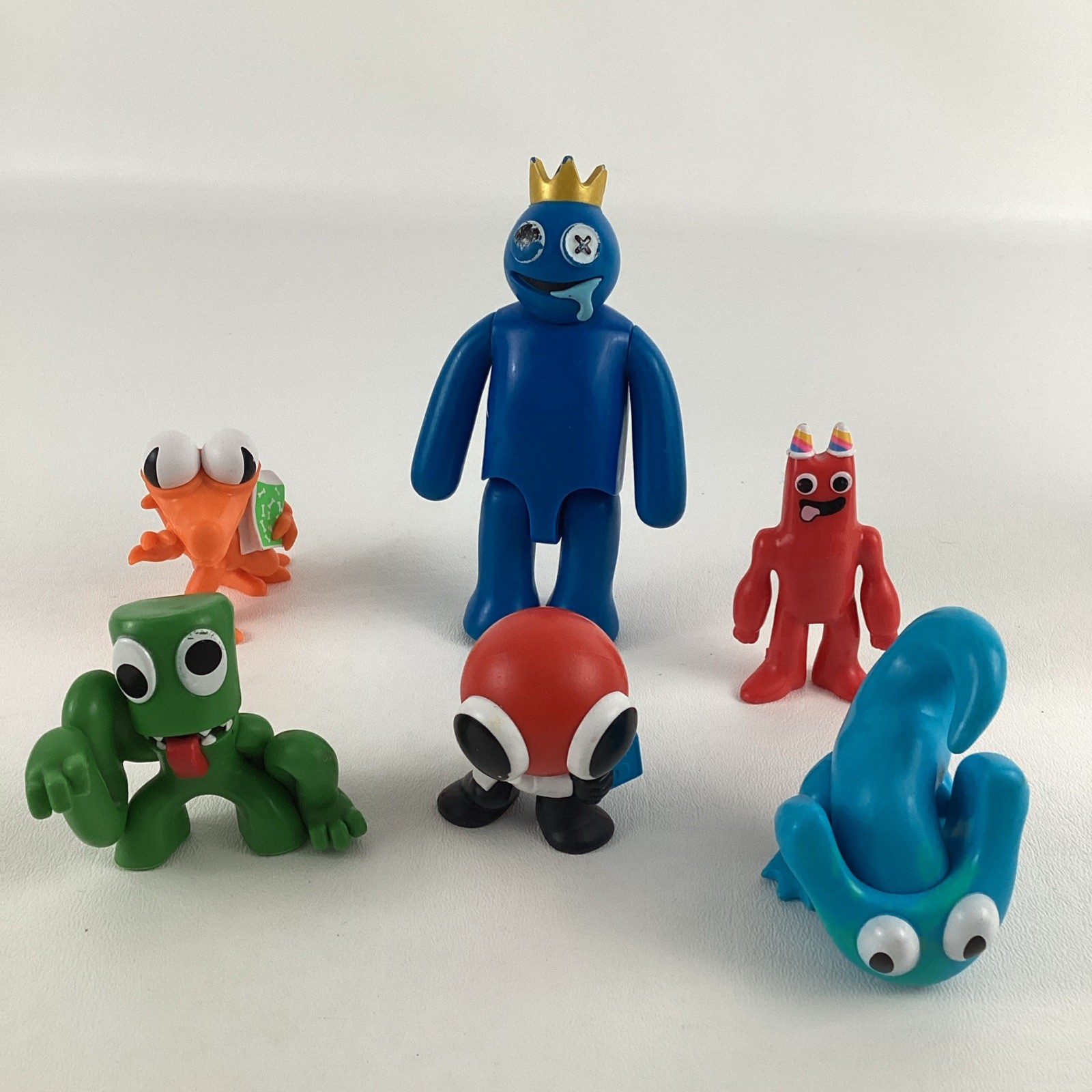 Rainbow Friends Roblox Survival Video Game PVC Figures Topper Lot Phatmojo 2023