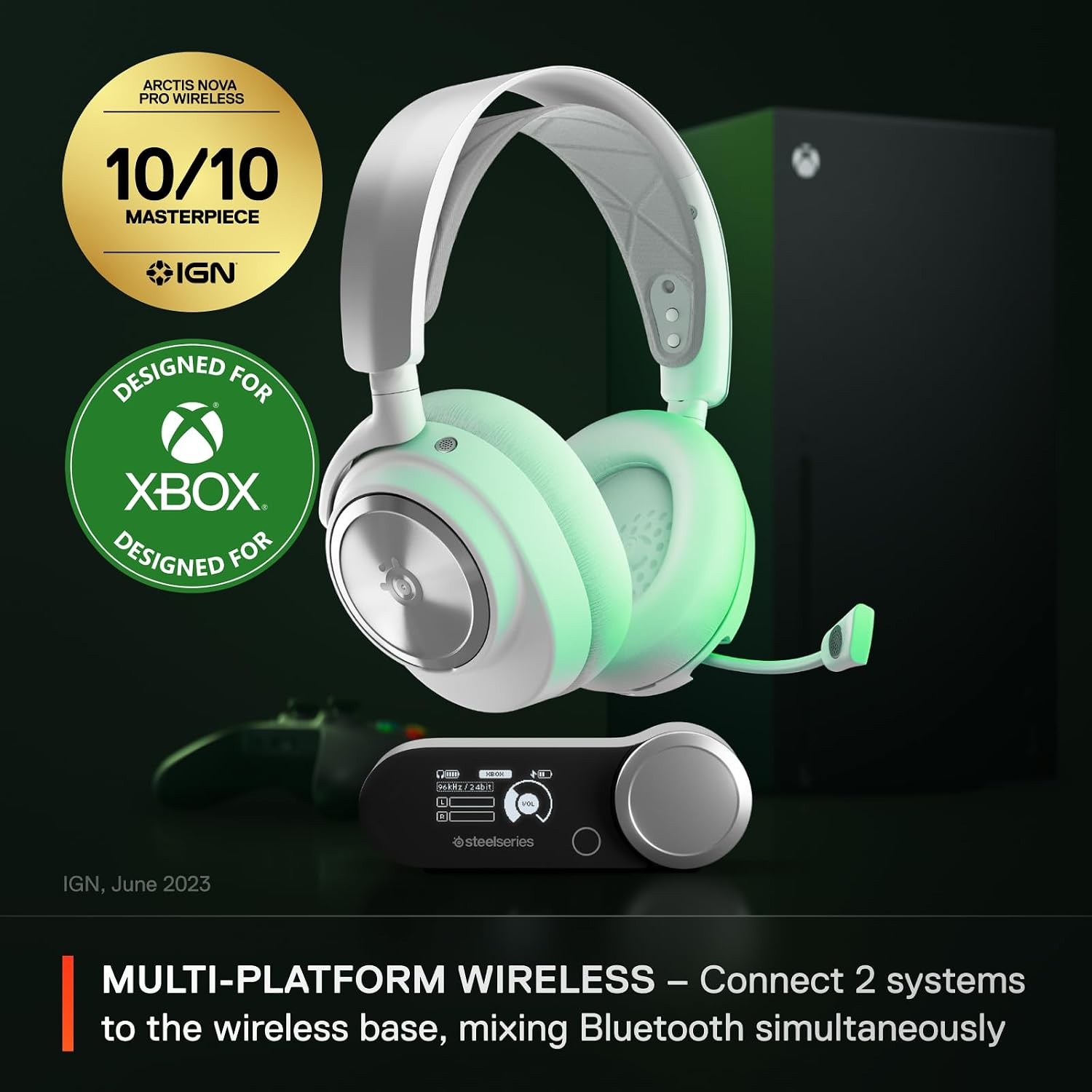 SteelSeries Arctis Nova Pro Wireless Headset for Xbox White Certified Refurb