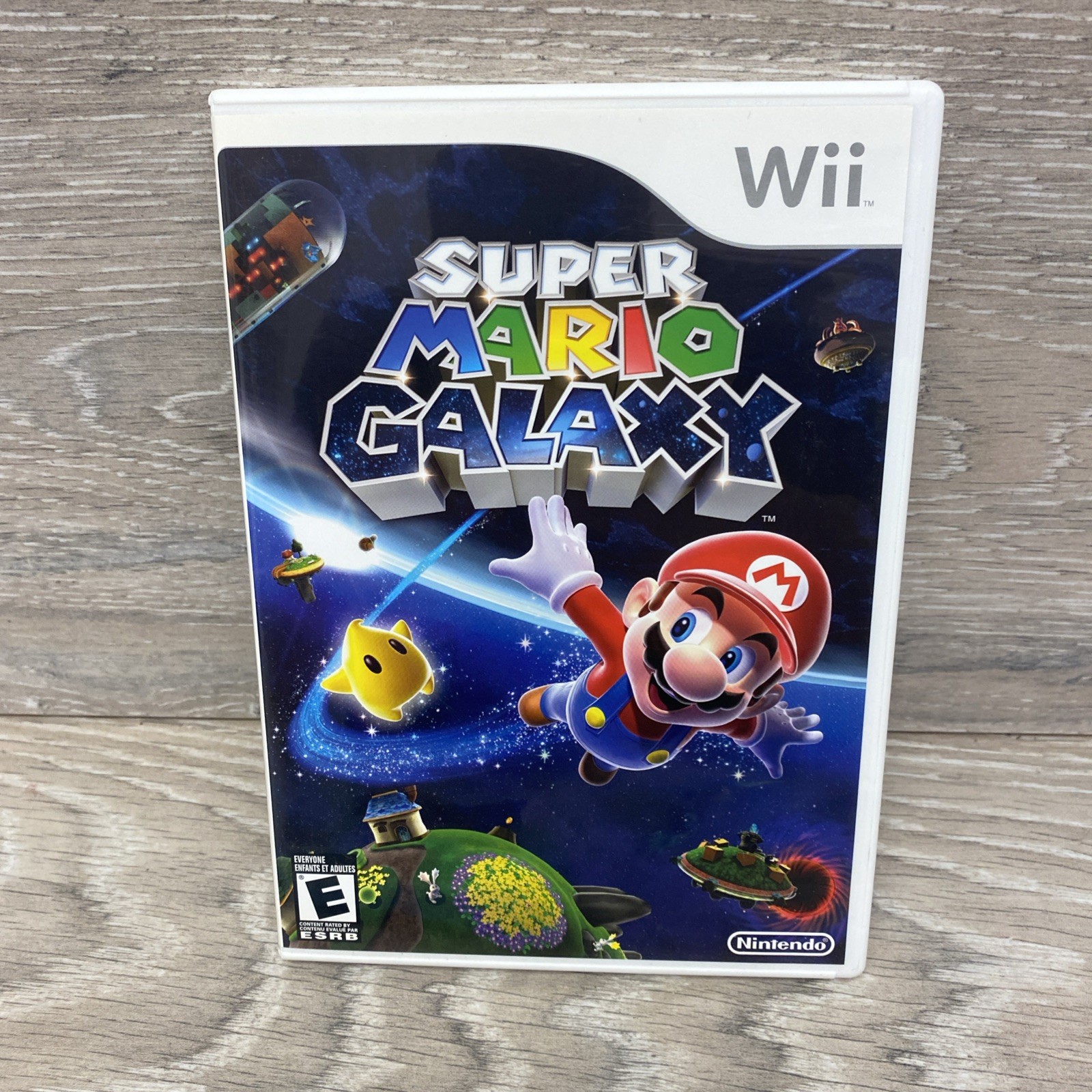 Wii Super Mario Galaxy Nintedo 2007 Complete with Manual Tested Works
