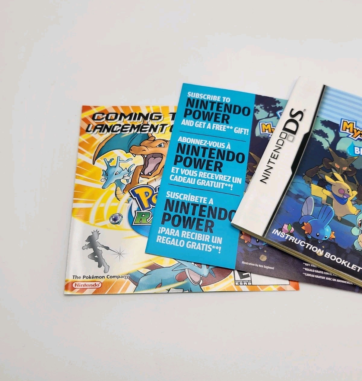 Pokemon Mystery Dungeon: Blue Rescue Team (Nintendo DS, 2006) CIB W/ Inserts !