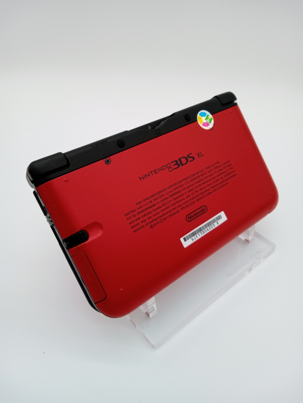 Excellent Condition Nintendo 3DS XL Red Black New Screens Charger Included