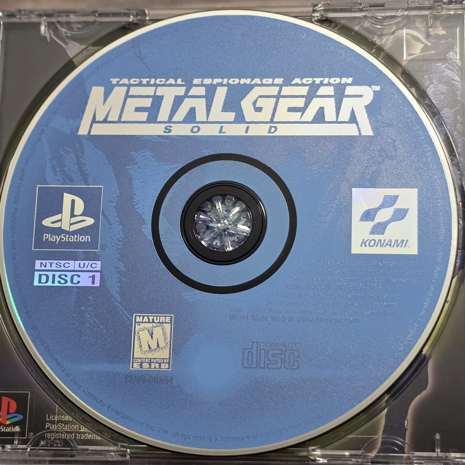 Sony PlayStation PS1 Metal Gear Solid Black Label CIB Tested Complete CIB