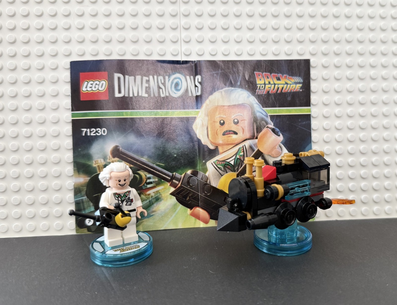 Lego Dimensions Back to The Future Doc Brown Fun Pack 71230 Fully Complete