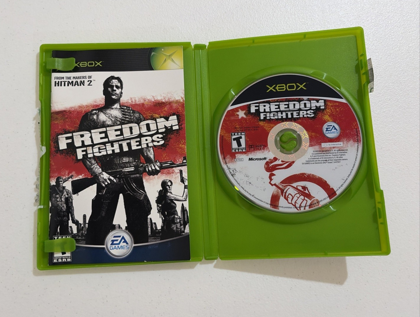 NTSC – Freedom Fighters (Original Xbox) Complete w/ Manual – Rated T – ACC